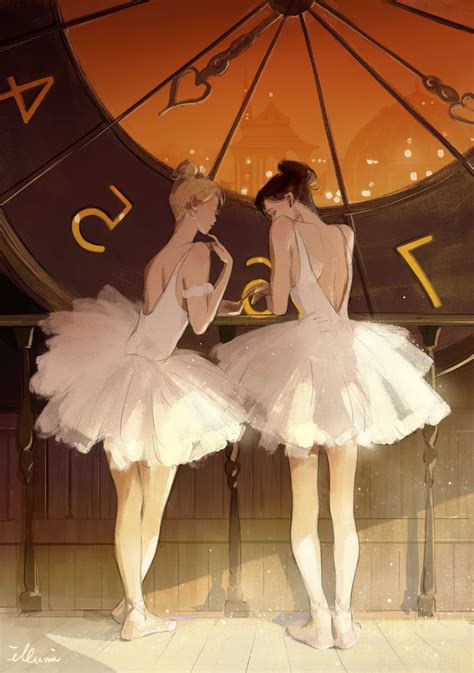 illumi  twitter ballet illustration anime ballet cute