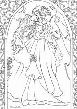 Adulte Romantique Artherapie Gothique Favoreads Coloringideas sketch template