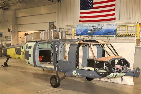 sikorsky hh  combat rescue helicopter enters final assembly