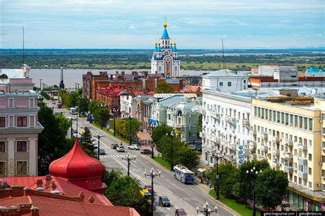 khabarovsk the view from above · russia travel blog