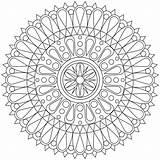 Mandala Girly Coloring Pages Pluspng sketch template