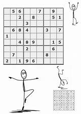 Sudoku Move Coloring Large sketch template