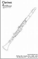 Clarinet Oboe sketch template