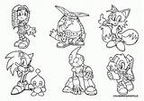 Coloring Sonic Pages Colors Color Library Clipart Characters Kids sketch template