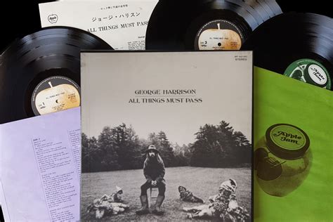George Harrison All Things Must Pass 3lp Vinyl Box Set [original