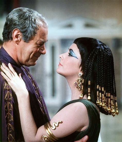 Oldhollywood Mylove “• Elizabeth Taylor As Cleopatra • Rex Harrison As