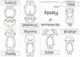 Family Coloring Preschool Printables Worksheet Book Members Worksheets Kids Ingles English Printable Para Activities Family1 Preescolar Lessons Books School Pages sketch template