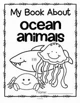Ocean Animals Coloring Pages Theme Activities Book Preschool Animal Kindergarten Activity Printables Oceans Sea Fish Color Kidsparkz Crab Oyster Whale sketch template