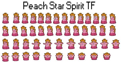 Peach Star Spirit Tf Sprite Sheet By Viii Bit On Deviantart