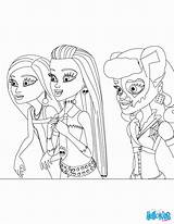 Monster High Coloring Pages Dolls Comments Girls sketch template