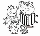 Peppa Family Stampa Stampare sketch template