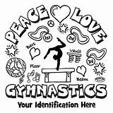Gymnastics Coloring Pages Print Girls Printable Color Quotes Girl Clipart Gymnastic Kids Sheets Crafts Colouring Gymnast Sports Easy Camp Worksheets sketch template