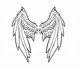 Wings Alas sketch template