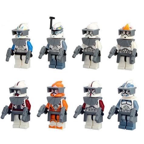 Star Wars Clone Trooper Jedi Rex Commander Fox Captain