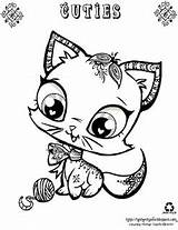 Coloring Pages Cuties Cutie Printable Cute Cat Creative Heather Color Print Alphabet Girls Kids Colouring Chavez Family Animal Little Pet sketch template