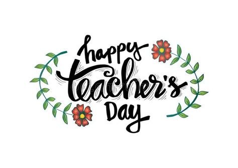 happy teachers day hand lettering  greeting card affiliate
