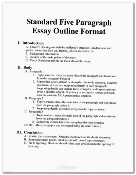 sample format  essay writing  papers