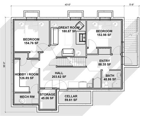 basement stairs floor plans house floor plans house p vrogueco