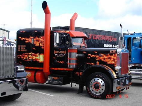 images  semi truck  pinterest