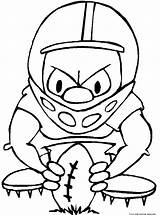 Coloring Pages Nfl Football Printable Kids sketch template