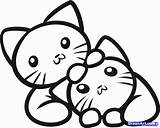 Kitten Kittens Puppy Gatitas Coloringhome Cachorros Clipartmag Imprimir sketch template