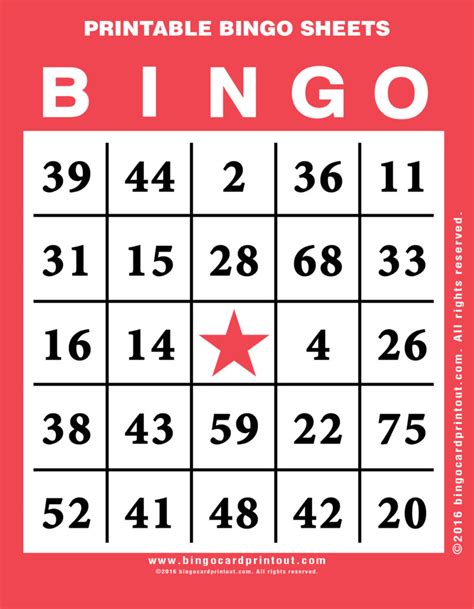 printable bingo sheets bingocardprintoutcom