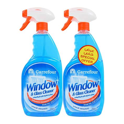 buy carrefour original window  glass cleaner ml   shop cleaning household