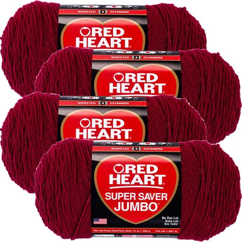 red heart super saver yarn burgundy multipack   walmartcom