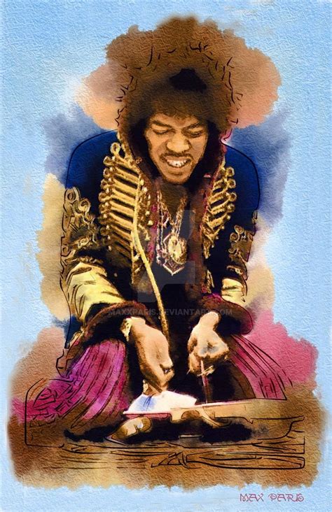 Jimi Hendrix By Maxxparis On Deviantart Jimi Hendrix Hendrix Art