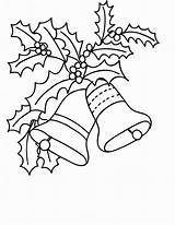 Coloring Holly Pages Deck Halls Christmas Embroidery Kids Print sketch template