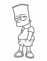 Simpson Bart Coloring Pages Simpsons Homer Printable Print Maggie Getcolorings Color Colouring Drawings Choose Board sketch template