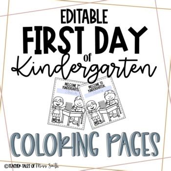 day  kindergarten coloring teaching resources tpt