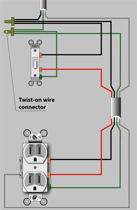 wiring diagram  light switch  outlet covers  hidden emma