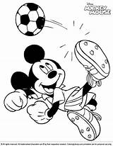 Mickey Coloring Mouse Pages Cute Soccer Colouring Kids Disney Football Print Color Coloringlibrary Sheets Sheet Minnie Maos Printable Cartoon Happy sketch template