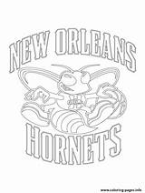 Hornets Nba Orleans Coloring Logo Pages Sport Drawing Printable Supercoloring Getdrawings Super sketch template