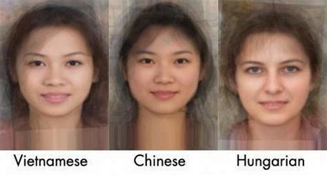 la cara media de las mujeres del mundo