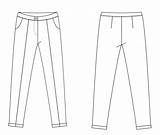 Drawing Coloring Fashion Trendiest Trouser Sheet Woman Pants Pages Sketches sketch template