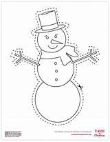 Coloring Snowman Cutouts Outs Frosty Botanicalpaperworks Snowmen sketch template
