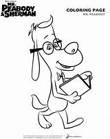 Peabody Sherman sketch template