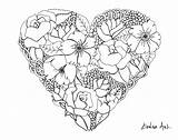 Mandala Heart Flowers Print Mandalas Coloring Allow Ordinary Spend Which Will Simple Complicating Areas Without Too Search Little Good If sketch template
