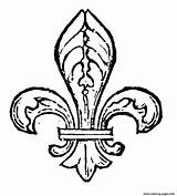 Fleur Lis Coloring Ancienne Clipart Lys Pages Printable Drawing Etc Symbol Clip Flower Di Cliparts Designs Small Clipartmag Lily Usf sketch template