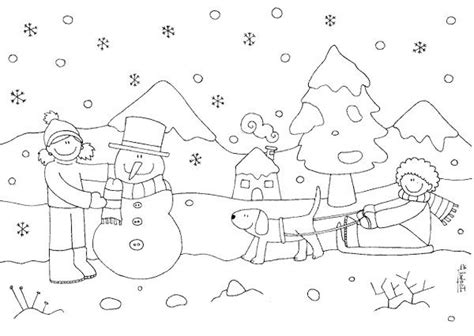 child happy fun winter coloring page coloring pages happy fun