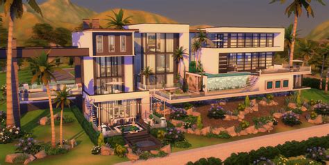 ultra modern mega mansion rthesims