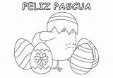 Pascua Pascuas Felices Kolorowanki Raskrasil Pintar Wielkanoc Darmowe Druku Conejos sketch template
