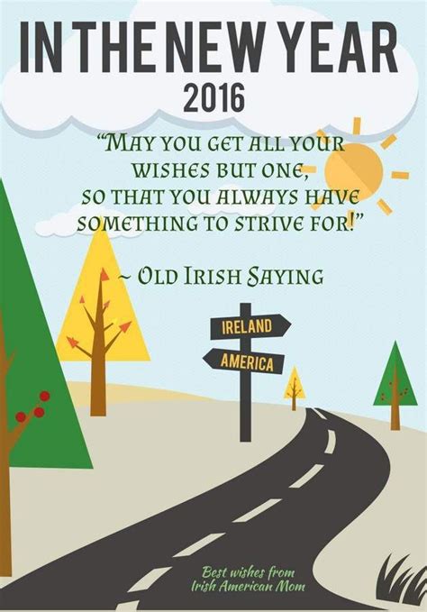 Happy New Year In Irish New Year Wishes Irish Quotes Irish American Mom