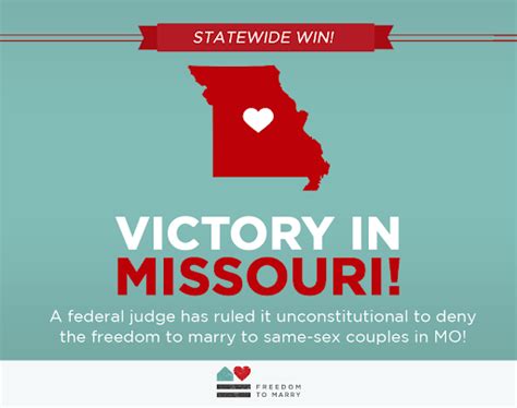 The Randy Report Federal Judge Strikes Down Missouri Same Sex Marriage Ban
