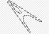 Clipart Peg Line Clip Background Clipground Clothing sketch template