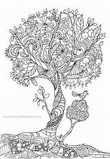 Kolorowanka Antystresowa Drzewo Mandala Coloring Choose Board Pages sketch template
