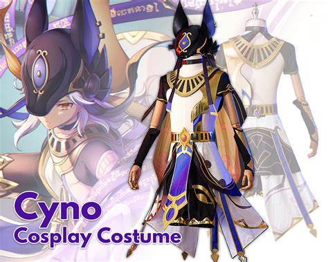 Cyno Genshin Impact Cosplay Costume Custom Size Cosplay Etsy Finland
