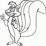 Pepe Le Pew Coloring Pages Drawing Drawings Template Popular Coloringhome Getdrawings Related sketch template